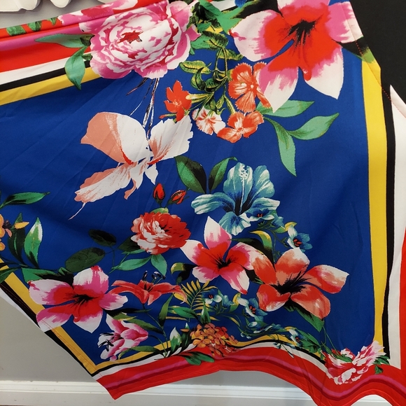 Venus Tropical Batwing Vacation Vibes Blouse Size XL - Picture 3 of 7